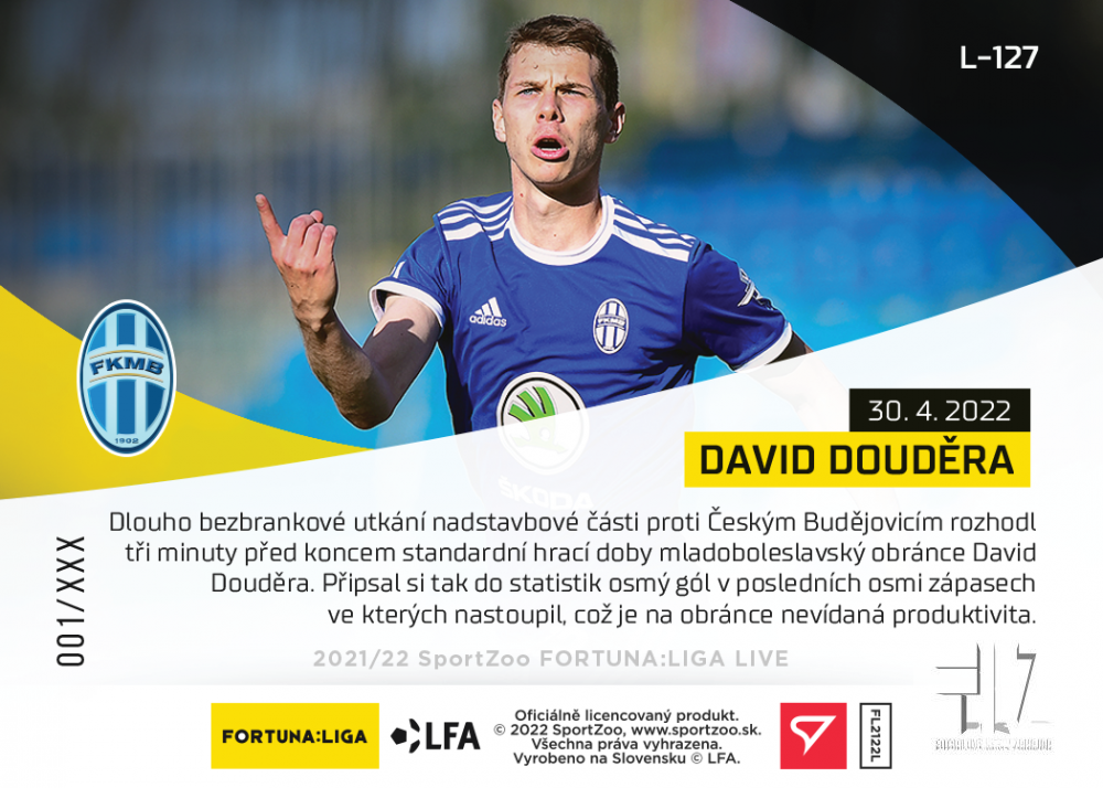 F:L.21/22 LIVE Limited Nadstavba - Douděra #?/46