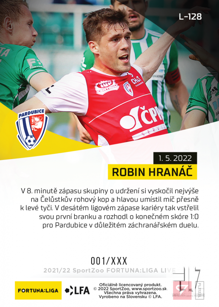 F:L.21/22 LIVE Limited Nadstavba - Hranáč #?/48