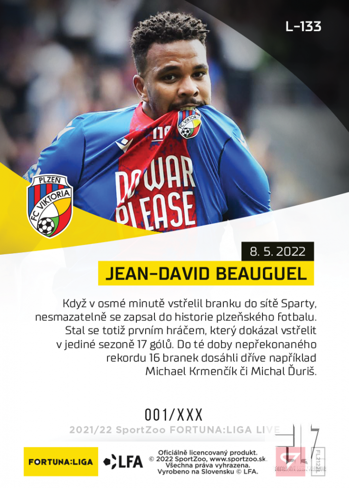 F:L.21/22 LIVE Limited Nadstavba - Beauguel #?/44