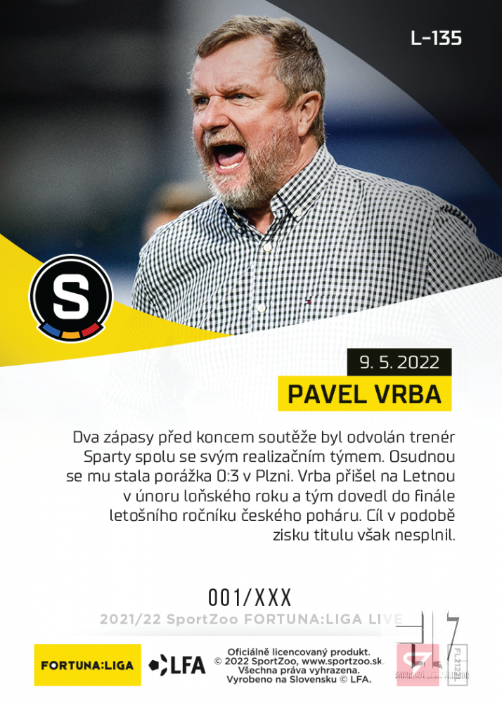 F:L.21/22 LIVE Limited Nadstavba - Vrba #?/57