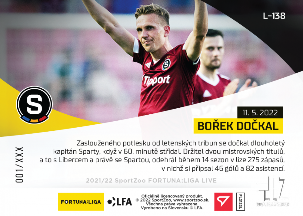 F:L.21/22 LIVE Limited Nadstavba - Dočkal #?/75