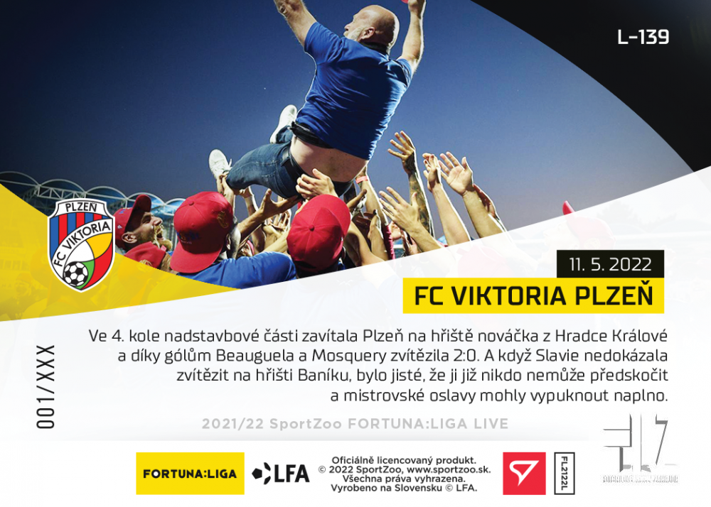 F:L.21/22 LIVE Limited Nadstavba - FC VIKTORIA Plzeň #?/53