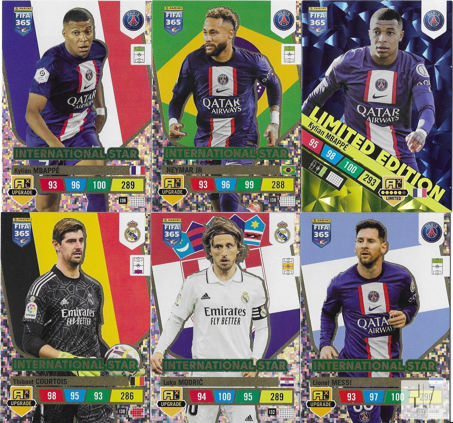 FIFA 365 2023 UPGRADE - Kompletní sada International Stars ( 48+2 )