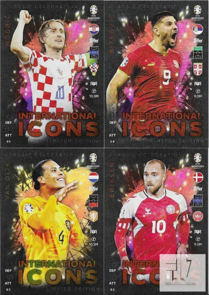 UEFA EURO GERMANY 2024 - PLECHOVÝ BOX / INTERNATIONAL ICONS - VELKÝ
