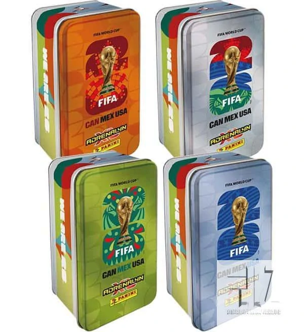 FIFA WORLD CUP 2026 - PLECHOVÝ BOX - VELKÝ ( 8+3+1 ) 