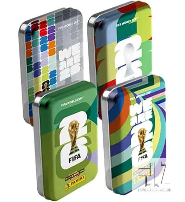 FIFA WORLD CUP 2026 - PLECHOVÝ BOX - MALÝ ( 4+3 )