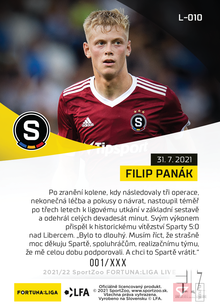 F:L.21/22 LIVE Limited 2.kolo - Panák #?/137