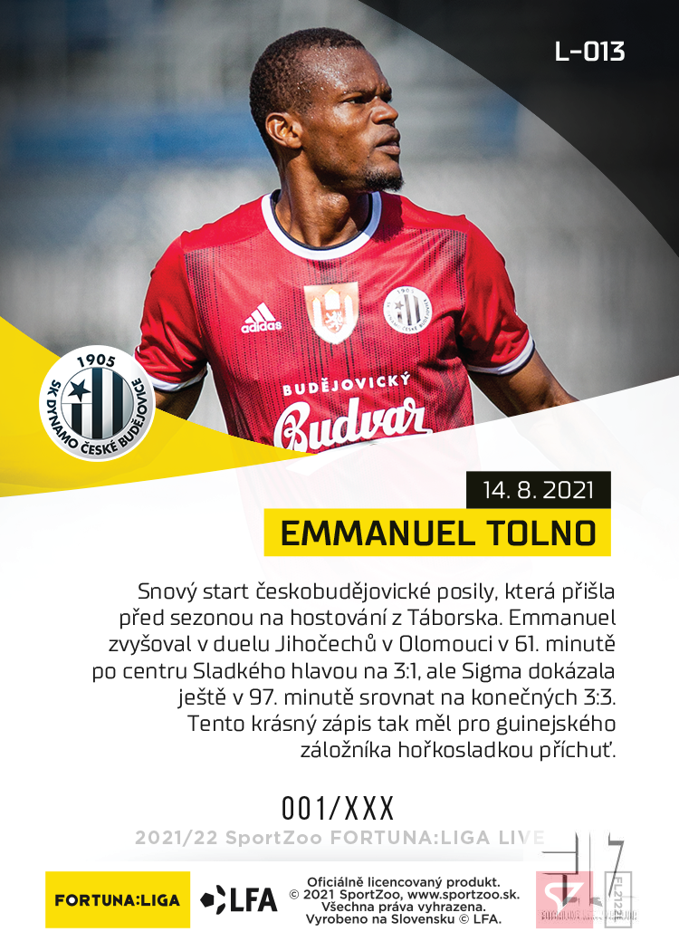 F:L.21/22 LIVE Limited 4.kolo - Tolno #?/97