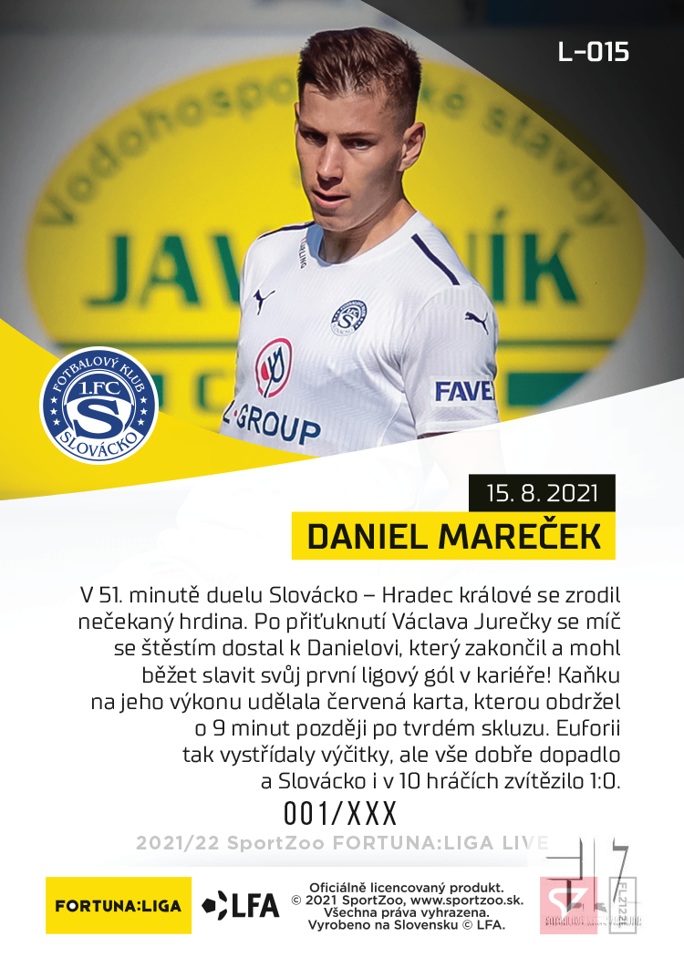 F:L.21/22 LIVE Limited 4.kolo - Mareček #?/96
