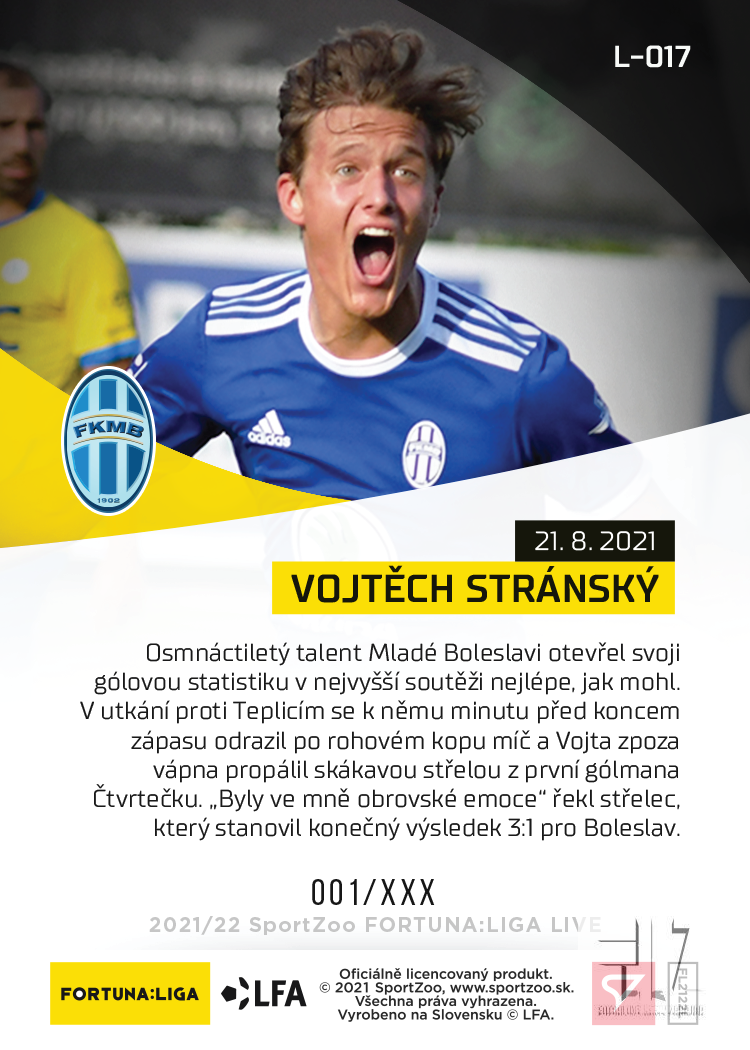 F:L.21/22 LIVE Limited 5.kolo - Stránský #?/130
