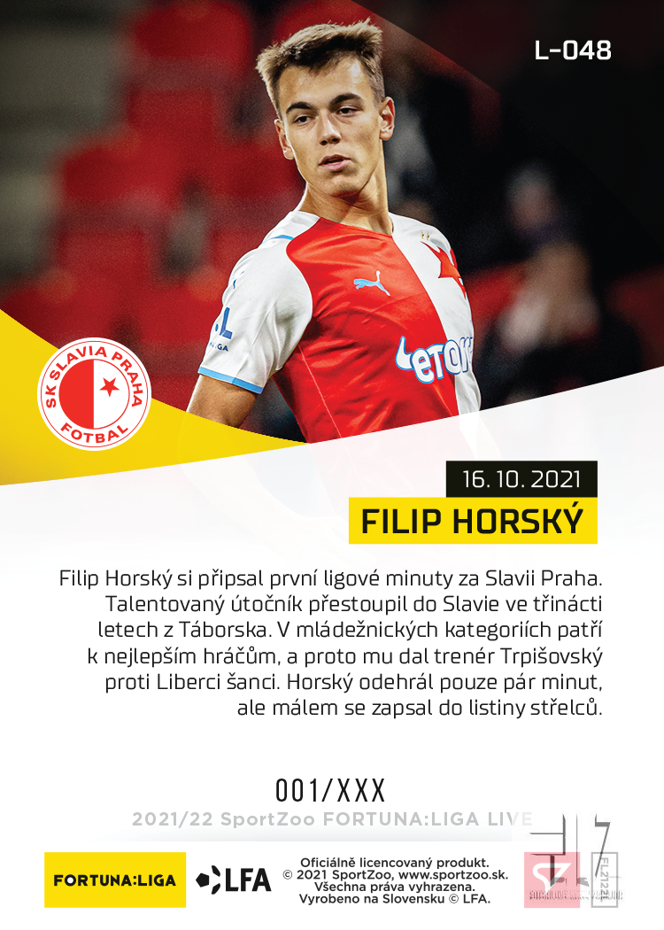 F:L.21/22 LIVE Limited 11.kolo - Horský #?/117