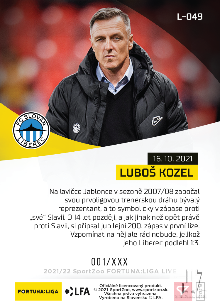 F:L.21/22 LIVE Limited 11.kolo - Kozel #?/80