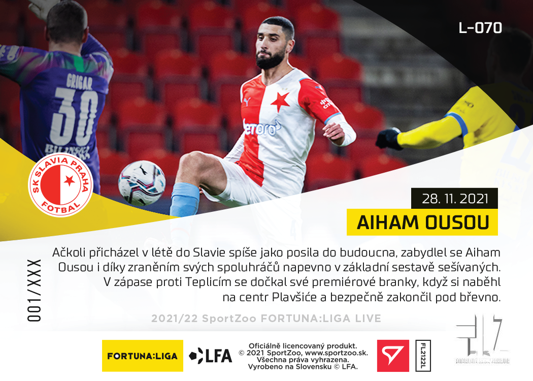 F:L.21/22 LIVE Limited 16.kolo - Ousou #?/89