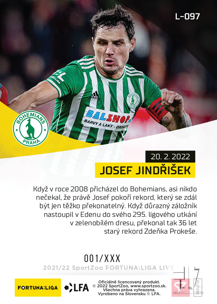F:L.21/22 LIVE Limited 22.kolo - Jindřišek #?/49
