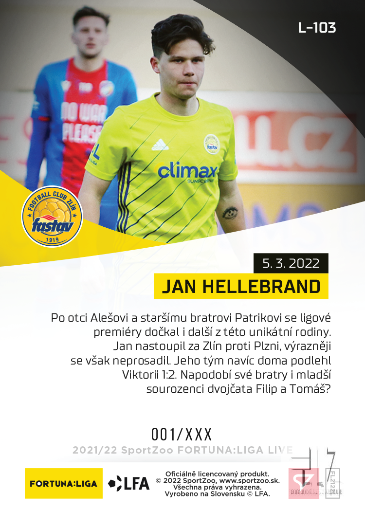 F:L.21/22 LIVE Limited 24.kolo - Hellebrand #?/37