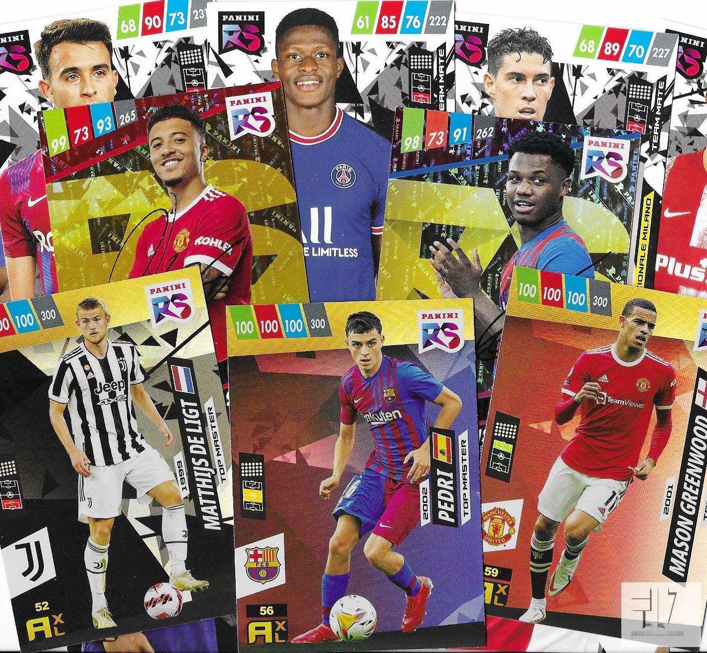 FIFA 365 - 2022 RISING STARS - THE FUTURE OF FOOTBAL - Kompletní set karet