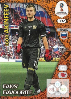 W.C.18 Fans Favourite - Akinfeev