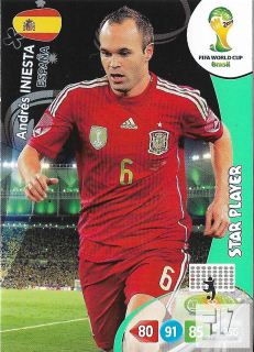 W.C.14 Star Player - Iniesta