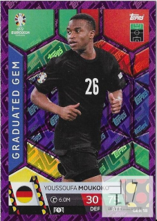 EU.24 Graduated Gem Parallel - Moukoko ( Purple Sapphire )