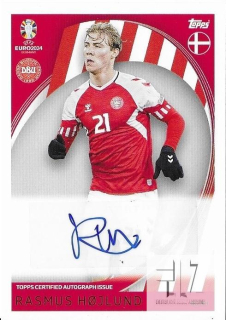 EU.24 Certified Autograph Issue - Hojlund
