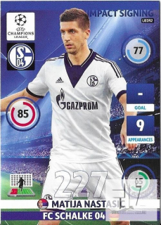 CH.L.UE 14/15 Impact Signing - Nastasic