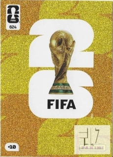 W.C.26 FIFA World Cup 2026 Official EMBLEM - Gold