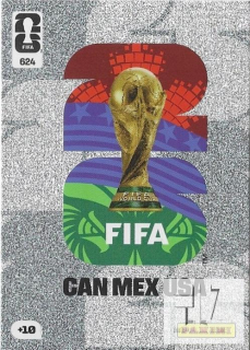 W.C.26 FIFA World Cup 2026 Official EMBLEM - Silver