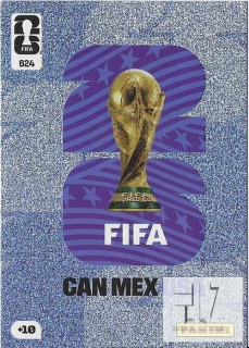 W.C.26 FIFA World Cup 2026 Official EMBLEM - Blue
