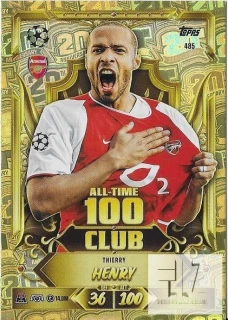 CH.L.26/27 All-Time 100 Club - Henry