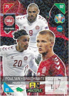 KEU.21 Power Trio - Poulsen / Braithwaite / Dolberg